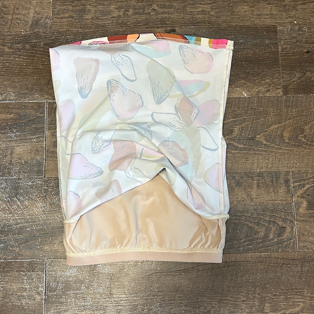 Lime Ricki Multicolor Abstract Shell-Print Swimsuit Tank Top Size Small - Picture 4 of 7